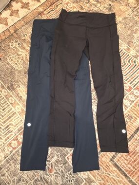 LuluLemon Leggings BUNDLE Womans Size 4, No Flaws/no Tags- Blk AND Teal!!